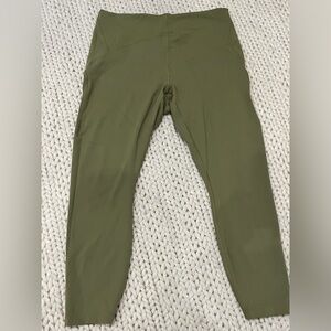 Lululemon Olive Green Leggings size 14